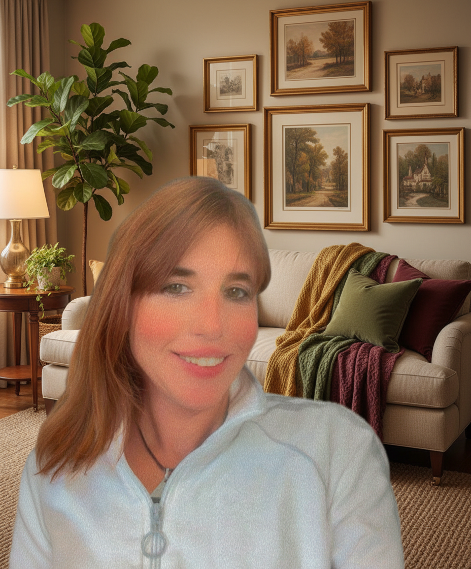Professional portrait of Bella’s Mountain Vacation Cleaning owner in a cozy living room, representing residential deep cleaning, healthy home science, and cleaning tips for Lafayette, Broomfield, and Boulder County homeowners.